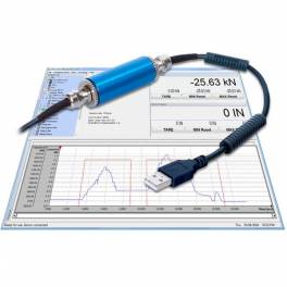 LCV-USB2 digitális USB mérőerősítő VS2 szoftverrel